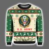 US Army Proudly Served Veterans Ugly Christmas Sweater 2