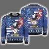 US NAVY 250th Years Of Service Veteran Ugly Christmas Sweater