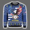 US NAVY 250th Years Of Service Veteran Ugly Christmas Sweater 2