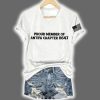 V Neck Retro Proud Member Of Antifa Chapter 8647 Print T Shirt 5