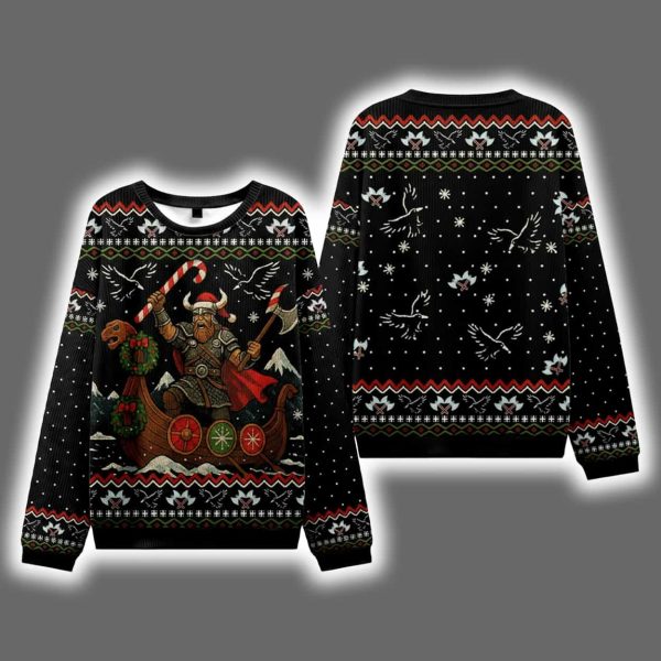 Viking Celebrate Christmas Ugly Sweater