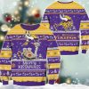 Vikings Merry Kissmyass Santa Claus Ugly Christmas Sweater 2