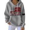 We The People Serve No King 1776 Ribbed Pit Striped Hoodie 5
