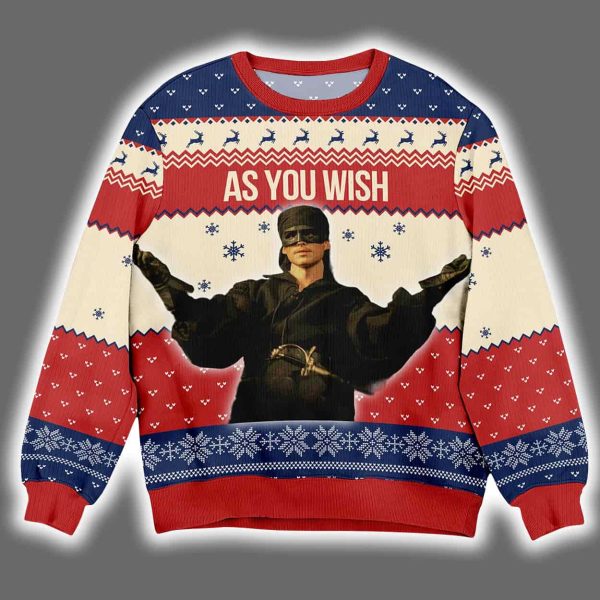Westley Princess Bride Ugly Christmas Sweater
