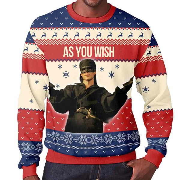 Westley Princess Bride Ugly Christmas Sweater 2