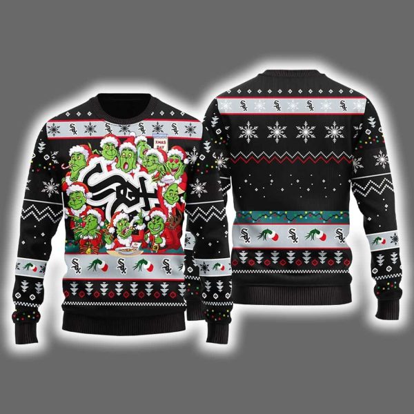 White Sox 12 Grnch Xmas Day Ugly Christmas Sweater