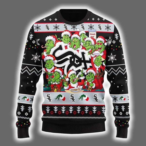 White Sox 12 Grnch Xmas Day Ugly Christmas Sweater 2