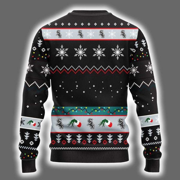 White Sox Grnch Hand Ugly Christmas Sweater 3