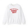 Who The Fck Is Burna Boy Shirt