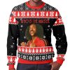 Whos the Master The Last Dragon Christmas Ugly Sweater 2