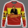 Winston Wolf Pulp Fiction Ugly Christmas Sweater 2