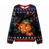 Witch Frog And Pumpkins Ugly Christmas Sweater