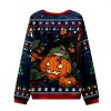 Witch Frog And Pumpkins Ugly Christmas Sweater1