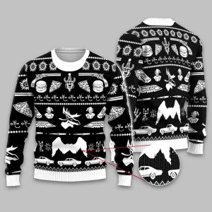 Supernatural Sam And Dean Winchesters Ugly Christmas Sweater 1