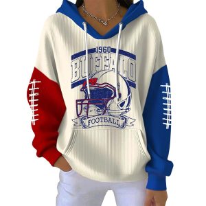 1960 Buffalo Football Pit Striped Hoodie