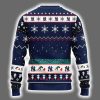 Yankees Grnch Hand Ugly Christmas Sweater 3