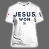 Yankees Jesus Won Saved By The Blood Shirt 2