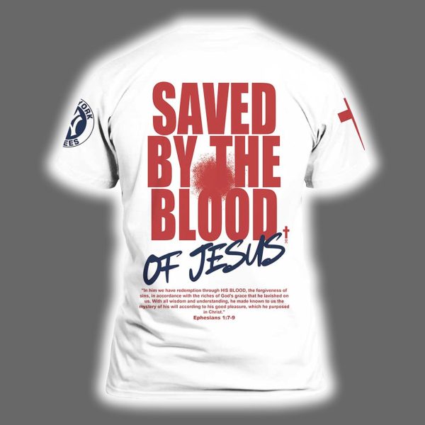 Yankees Jesus Won Saved By The Blood Shirt 3