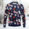 Yankees Santa Claus Snowman Ugly Christmas Sweater 2