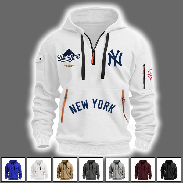 Yankees World Series 2025 Quarter Zip Hoodie
