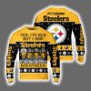 Yes I Am Old But I Saw Steelers Greatness Ugly Christmas Sweater