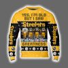 Yes I Am Old But I Saw Steelers Greatness Ugly Christmas Sweater 2