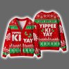Yippee Ki Yay Christmas Cardigan