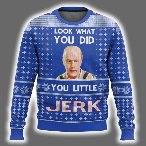You Little Jerk Home Alone Ugly Christmas Sweater 2
