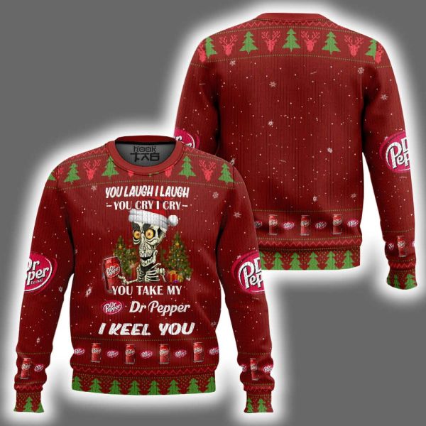 You Take My Dr Pepper I Keel You Ugly Christmas Sweater