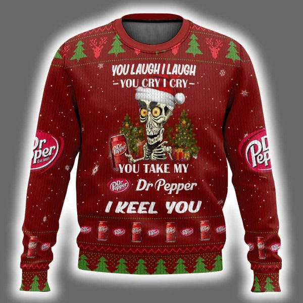 You Take My Dr Pepper I Keel You Ugly Christmas Sweater 2