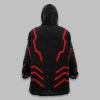 Young Justice Omega Black Snug Oversized Blanket Hoodie1