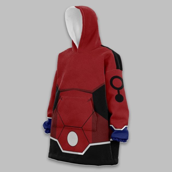 Young Justice Orion Red Snug Oversized Blanket Hoodie