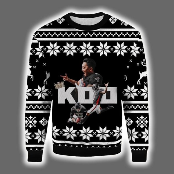 Younghoe Koo Falcons Ugly Christmas Sweater