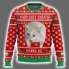 Your Makes Me Cat Vomit Meme Ugly Christmas Sweater 2