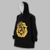Zenless Zone Zero Ben Bigger Black Snug Oversized Blanket Hoodie
