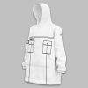 Zenless Zone Zero Ben Bigger White Snug Oversized Blanket Hoodie