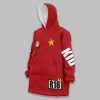 Zzz Billy Red Snug Oversized Blanket Hoodie