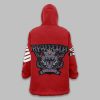 Zzz Billy Red Snug Oversized Blanket Hoodie1