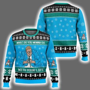 Matt Foley What Do You Wanna Do With Your Life Saturday Night Live Ugly Christmas Sweater