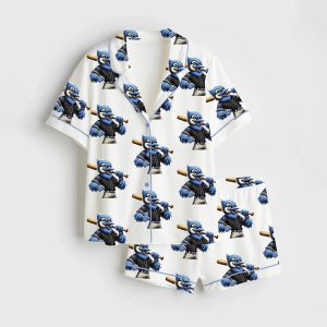 Toronto Baseball Sports Fan The Birds Are Back Satin Pajama Set