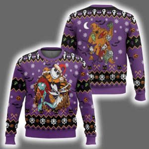 Nightmare Before Christmas Haunted Holidays Ugly Christmas Sweater
