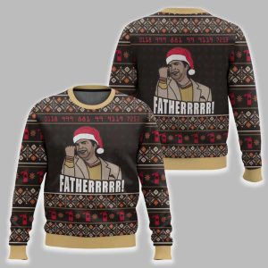 Father The IT Crowd Ugly Christmas Sweater