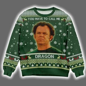 Dale Doback You Have To Call Me Dragon Step Brothers Ugly Christmas Sweater