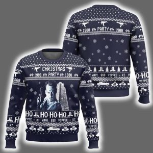 Christmas Party 1988 Die Hard Ugly Christmas Sweater