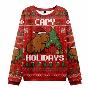 Capy Holidays Ugly Christmas Sweater