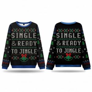 Single And Ready To Jingle Ugly Christmas Sweater