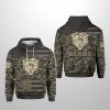 2025 Bears Salute to Service Camo Hoodie