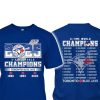 2025 Blue Jays 3-Time World Champions Two-Sided Shirt