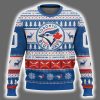 2025 Blue Jays Personalized Ugly Christmas Sweater 2