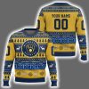 2025 Brewers Personalized Ugly Christmas Sweater